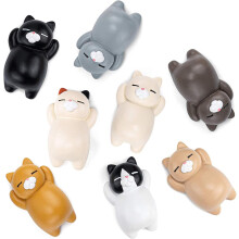 Elemento decorativo, antistress, magneti a forma di gatto carini e potenti, regalo perfetto con design salvaspazio per casa e ufficio, adatto per uso
