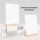 2Pcs Clear Acrylic Poster Display Stand-A5 horizontal model 3