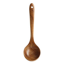 Wooden Cooking Utensils for Kitchen, Natural Teak Wood Utensil Set, Non-Scratch Cooking Spoons, Eco-Friendly Utensil Set, Durable Wooden Spatula, Heat