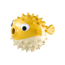 Snuffle Dog Toy Globefish Puzzle Treat Dispensing Toy-Yellow
