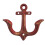 Classical Anchors Shape Iron Hook Easy Mounting Solution-Red 1