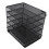 Akten-Organizer aus Metall, schwarzes Netzgitter, 7
