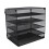 Akten-Organizer aus Metall, schwarzes Netzgitter, 9