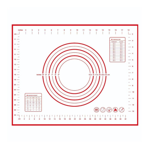 Premium Silicone Dough Sheet Safe Materials For- Red M
