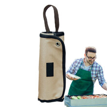Camping Cutlery Roll Bag 12Slot RollUp Pouch Portable Organizer For Forks Spoons Chopstick Travel Picnic