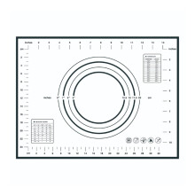 Food Grade Silicone Dough Rolling Mats Nonslip-Black S