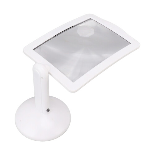 Desktop Handheld Magnifying Tool: Large Viewing Area Magnifier With Adjustable Led Light For Comprehensive Eye Protection 2