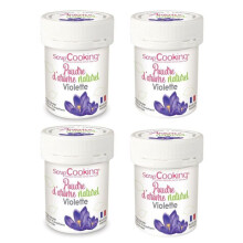 ArĂ´me alimentaire naturel en poudre 60 g - violette