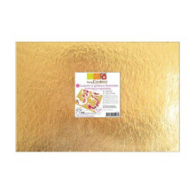 Suportes para bolos - SCRAP COOKING - 20 x 30 cm - Dourado e Preto - Reutilizáveis - 3 Kits de 5