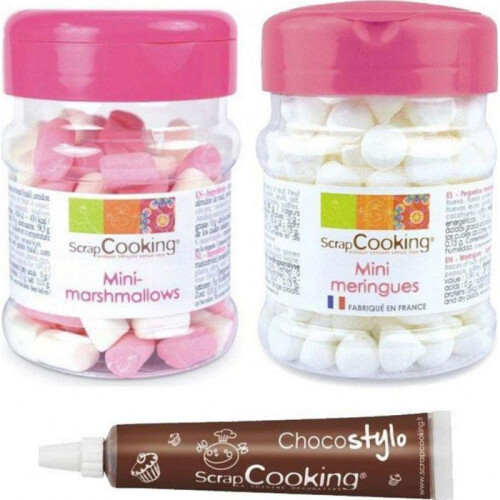 NC Mini Meringhe, Mini Marshmallow e Stylo Cioccolato