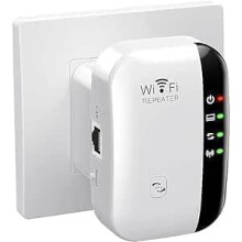 WiFi Extender 2025 Model, 3650 Sq Ft Coverage, 45Device Support, Ethernet Port, Quick Setup, Home Wireless Repeater