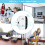 WiFi Extender 2025 Model, 3650 Sq Ft Coverage, 45Device Support, Ethernet Port, Quick Setup, Home Wireless Repeater 4