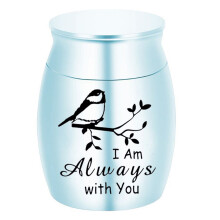 Cremation Jewelry Urn Casket for Ashes for Pet-Sky Blue