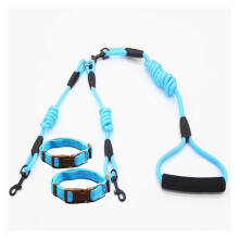 Dog Accessories Double Head Leash For Two Dogs Adjustable Collars And Harnesses For Small To Large Dogs