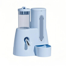 2 in 1 Hamster Feeding System Food Storage And Water-Blue 125ml