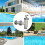 Efficient Pool Water Flows Control Plunger Valves With Adapter 2