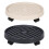 Plant Stand With Rotating Casters Ventilated Circular-Black 9 2