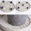 Plant Stand With Rotating Casters Ventilated Circular-Black 9 5