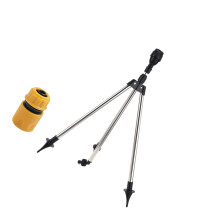 Trépied d'arrosage de jardin avec connexion rapide, raccord de