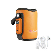 Scaldalatte per neonati, scaldabiberon USB per tutti i biberon con adattatore di ricarica rapida, scaldalatte formato viaggio per casa, auto e gite,