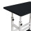 Living And Home 60*37cm Height Adjustable 2-Tier Mobile Table Overbed Desk, Black 5