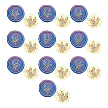 10 Pcs Brass Head Sealing Wax Stamp Plant Series Wax Seal-zw16