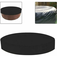 Cubierta portátil para jacuzzi, compacta, plegable y práctica para el hogar, ideal para todas las estaciones. Fabricada con tela Oxford 210D