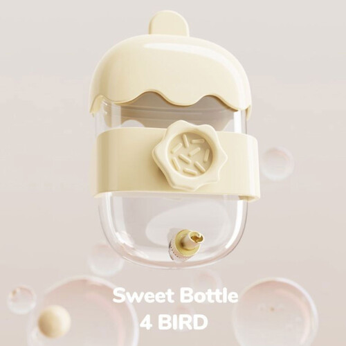 Automatic Refilling Water Feeder For Birds and Small Pet-Yellow 2