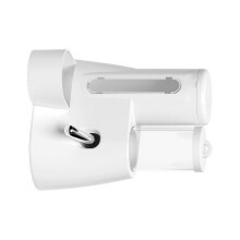2 in 1 Food Feeder With Water Dispenser Spill Proof-White 125ml