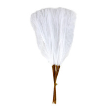 30Pcs Artificial Pampasgrass Artificial Flower Bathroom-White
