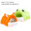 Warm Plush Hamster Sleep Bed Resting Bed House for- Fox L 6