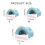 Warm Plush Hamster Sleep Bed Resting Bed House for- Fox L 7