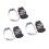 3Pcs Christmas Rabbit Baking Molds Set Holiday Rabbit-Rabbit C 1