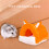 Warm Plush Hamster Sleep Bed Resting Bed House for- Fox L 3
