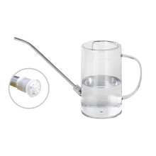 Garden Watering Can 1.5L Detachable Long Spout Watering-Clear