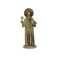 Metalen Maria beeldje Vintage-Zeldzame en oude boe-geroep