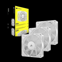 Pack mit 3 PWM-Lüftern 120mm - CORSAIR - RS120 - Weiß