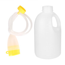 Bpa-Free Plastic Jug For Men & Women, Durable High-Quality Plastic Portable Male Urinal With Handle And Measurement Scale, Large Water Bottle For Gym