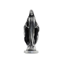 Figurine religieuse chrétienne en métal antique,-Marie Cousin