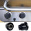 Capuchons de bouton d'allumage de gril à gaz, 2 pièces, avec-AA 3
