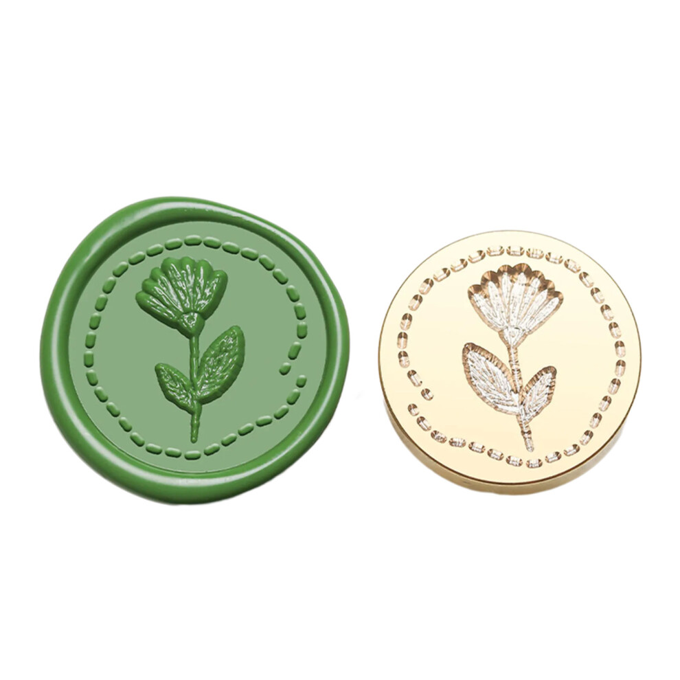Sealing Stamp Head Wax Stamp Head Emboss Sealing Brass-floret