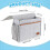 Bedside Storage Bag Bedside Storage Organizer Multifunctional Magazine Rack Bottle Holder Light Grey 4