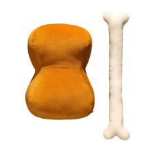 Removable Bone Shaped Neck Pillow Hand Warmer with High Elastic