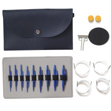9Pairs 3.0mm-6.0mm Aluminum Interchangeable Circular Knitting