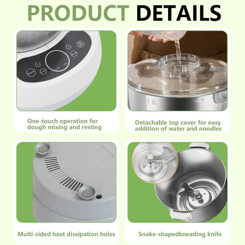 Electric Dough Maker Machine With Fermentation Function 5L/7L Large Capacity Built In Intelligent Constant Temp Heating 2