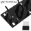 Black Plastic Wall Mount Baseball Cap Holder Organizer for Home 9
