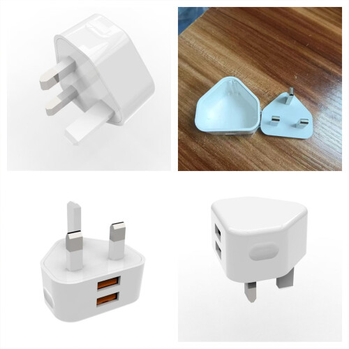 Multifunctional Discreet Double Outlet Plug Organizers Storage 1