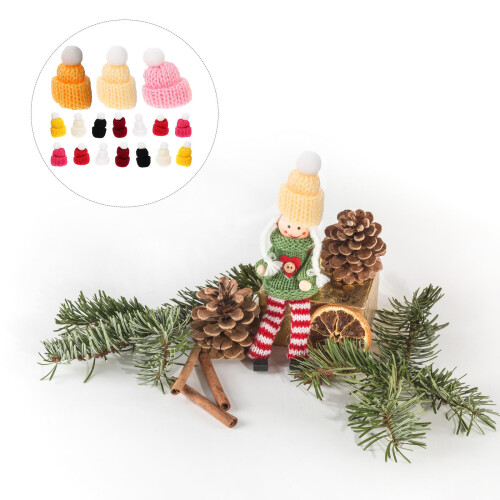 50Stk. Tiny Strickmützen Für Puppen Miniaturmützen Diy 1