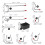 Multipurpose 114pcs Pegboard Hook Set for Organizing Tool 3