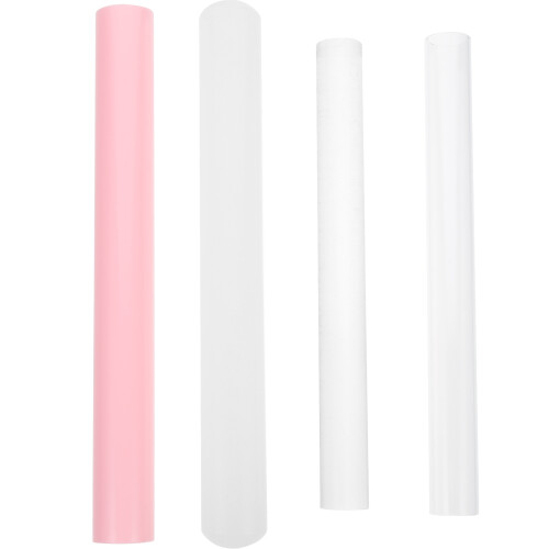 4Pcs Assorted Color Acrylic Clay Rollers Ergonomic DIY Modelling Tools 2